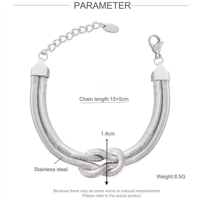 Wholesale Stainless Steel Double Snake Bone Necklace