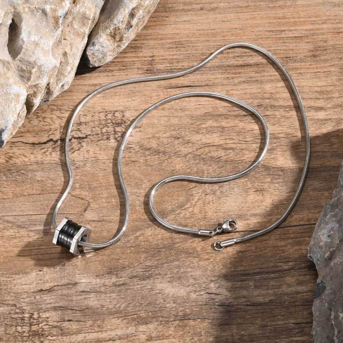 Wholesale Stainless Steel Bead Pendant Necklace