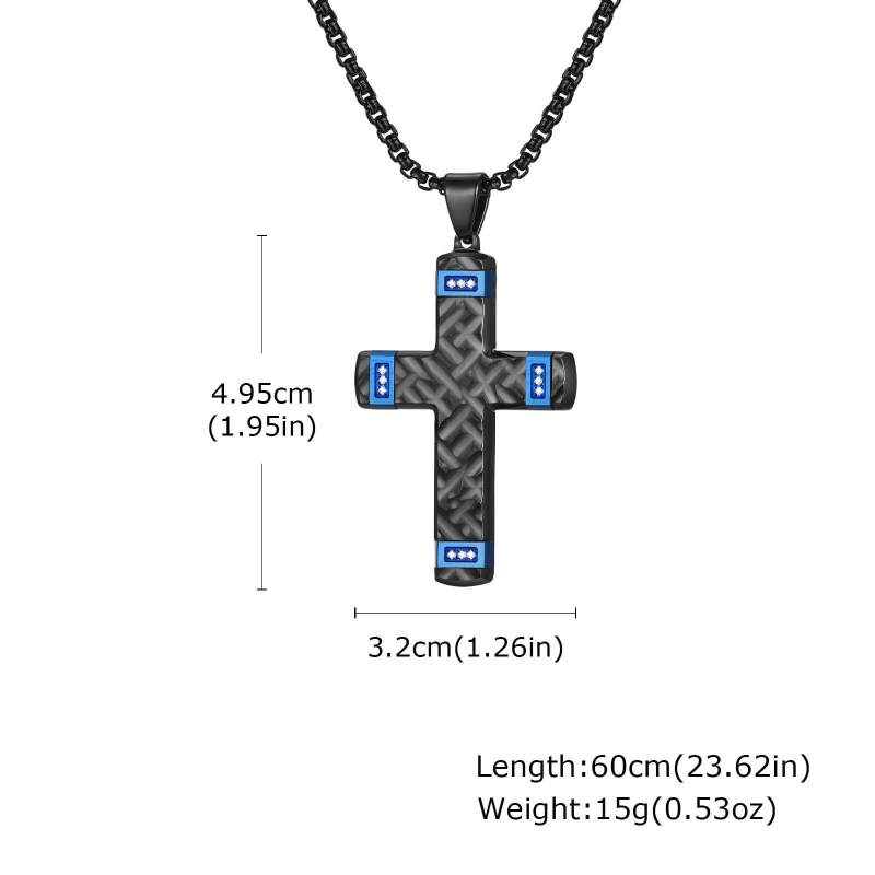 Wholesale Stainless Steel Stamped Zirconia Cross