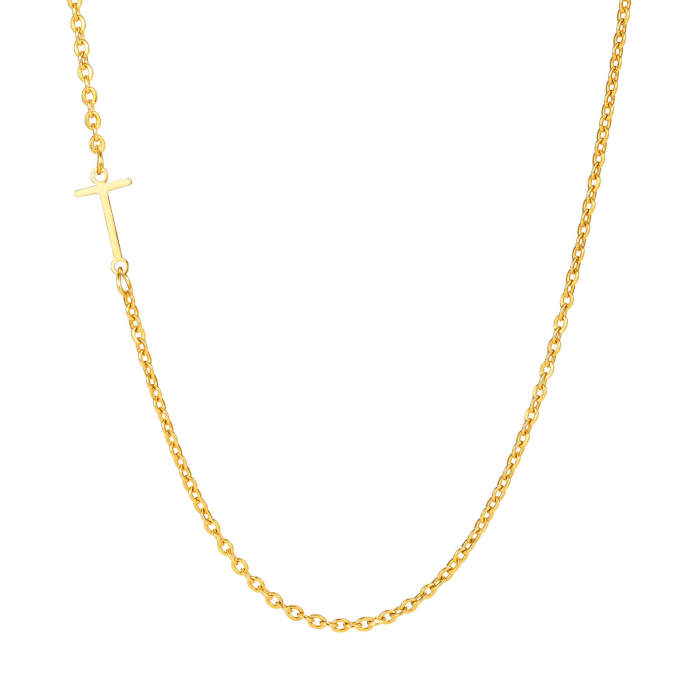 Wholesale Stainless Steel Initial Necklace