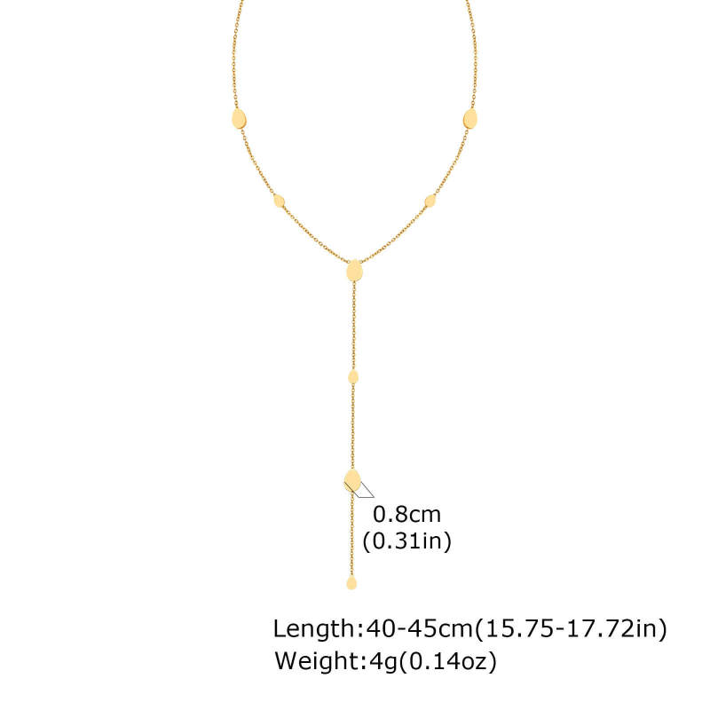 Wholesale Stainless Steel Long Fashion Necklace