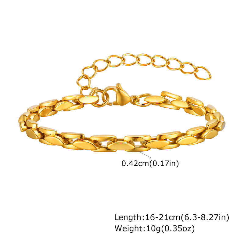 Wholesale Stainless Steel Chain Couple Bracelet