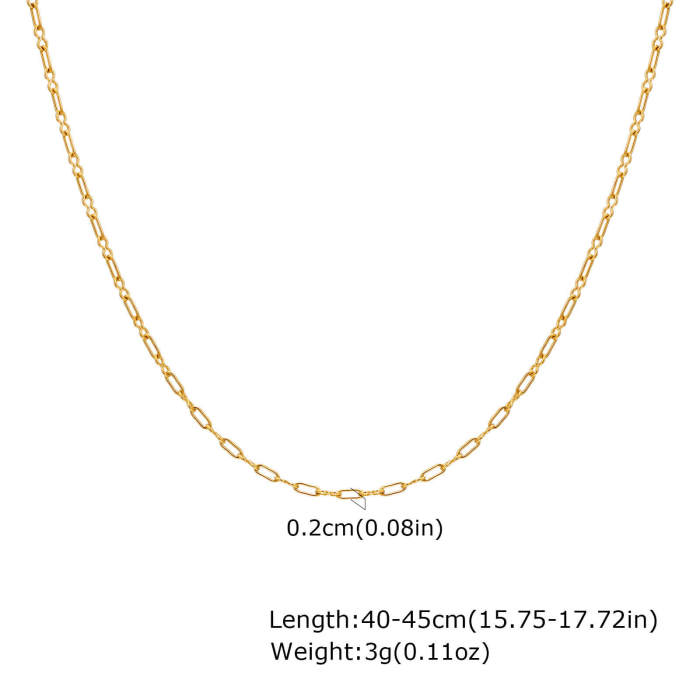 Wholesale Stainless Steel Handmade Chain Necklace