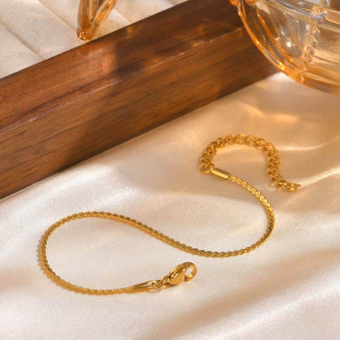 Wholesale Stainless Steel S-Chain Bracelet Necklace