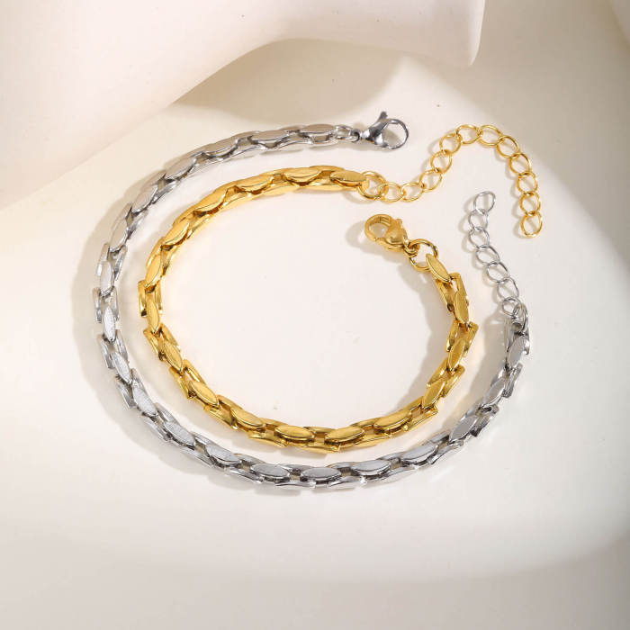 Wholesale Stainless Steel Chain Couple Bracelet