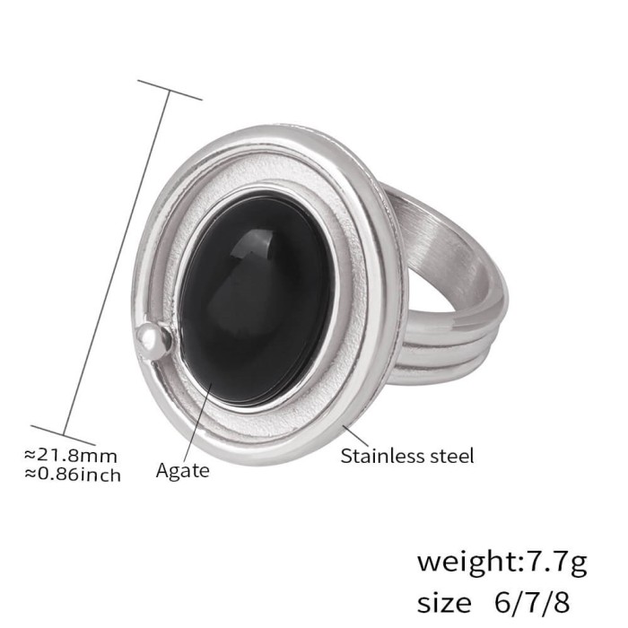 Wholesale Ins Style Stainless Steel Rings