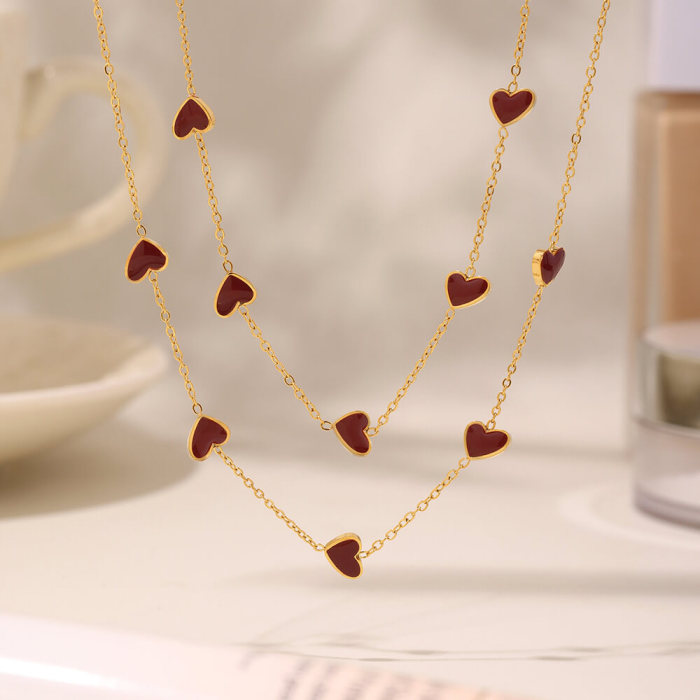 Wholesale Stainless Steel Love Heart Chain