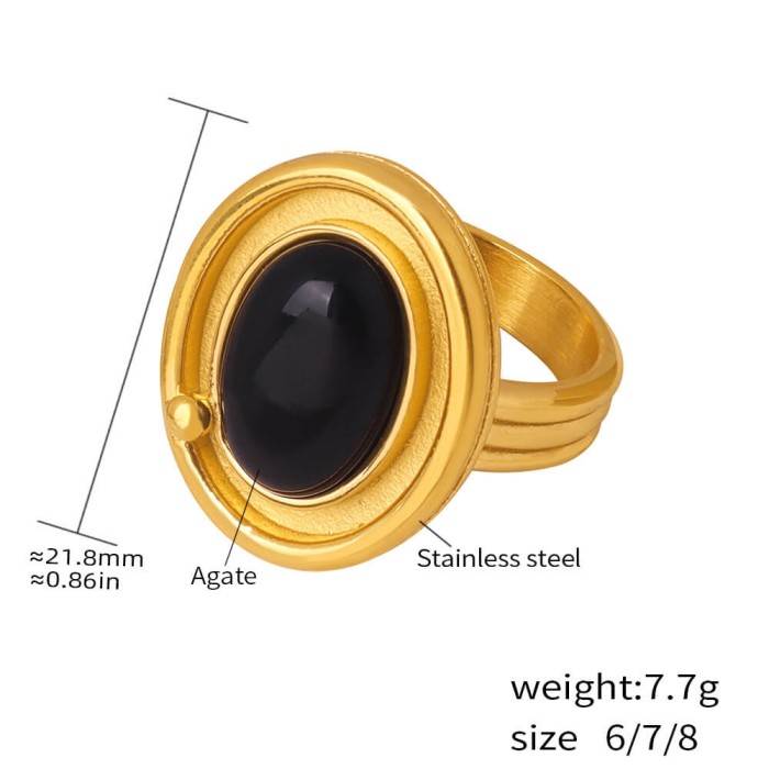 Wholesale Ins Style Stainless Steel Rings