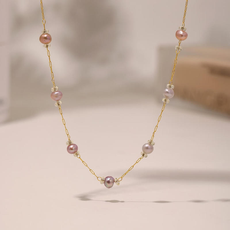 Wholesale Freshwater Pearl Steel Necklace Bracelet