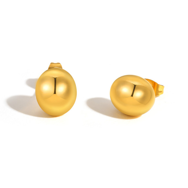 Wholesale Stainless Steel Glossy Earrings