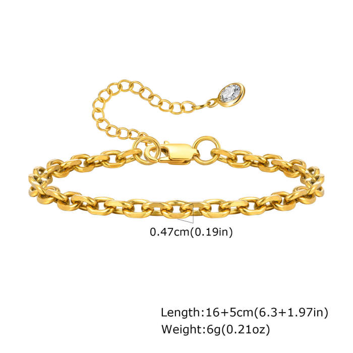 Wholesale Stainless Steel Chain Bracelet