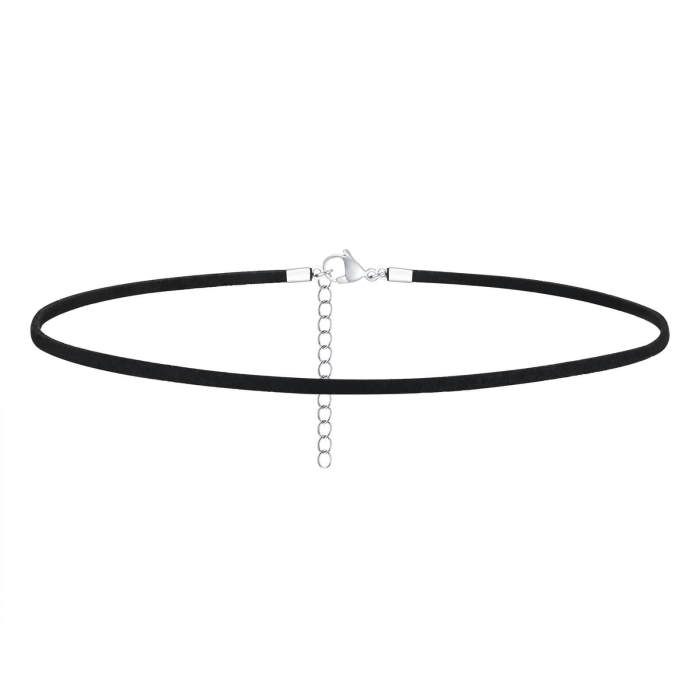 Wholesale Black Velvet Strap Necklace