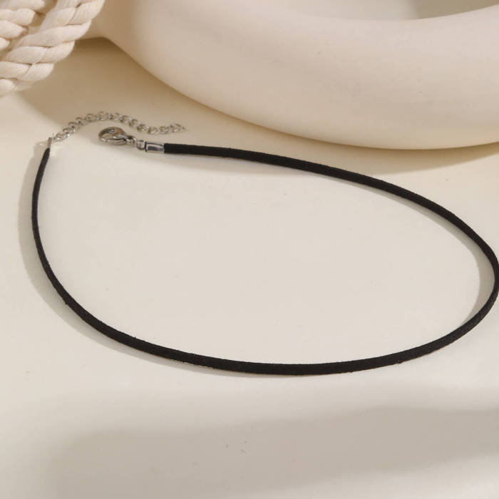 Wholesale Black Velvet Strap Necklace