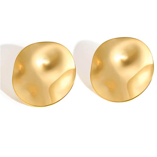 Wholesale Stainless Steel Round Stud Earrings