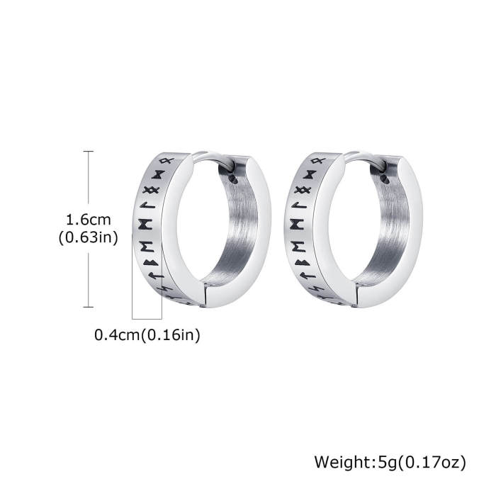 Wholesale Stainless Steel Viking Earrings
