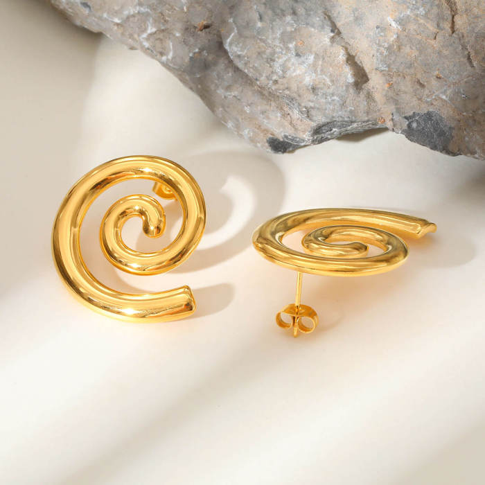 Wholesale Stainless Steel Screw Earrings