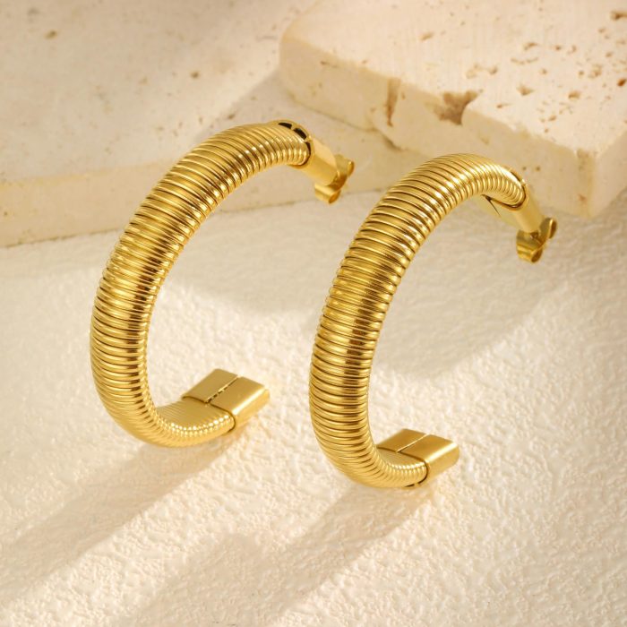 Wholesale Stainless Steel Minimalist Earrings
