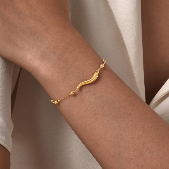 Wholesale Stainless Steel Chilli Bracelet