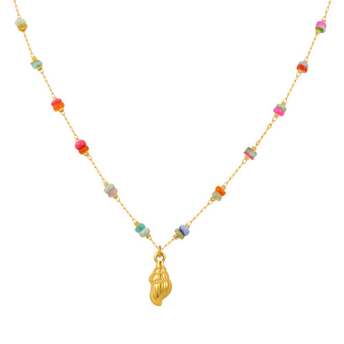 Wholesale Stainless Steel Conch Necklace