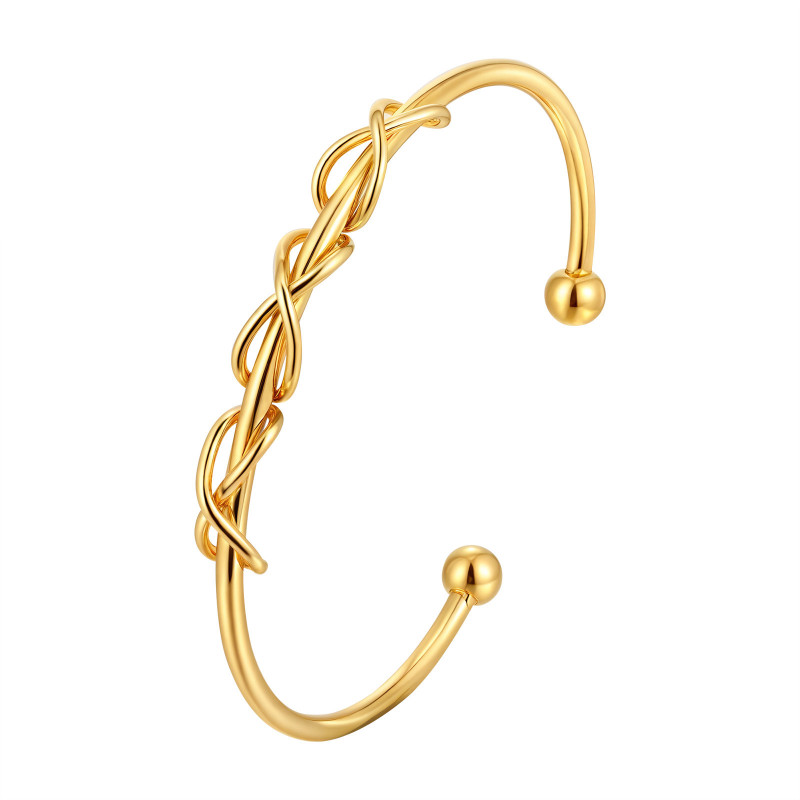 Wholesale Stainless Steel Infinity Open Bangle