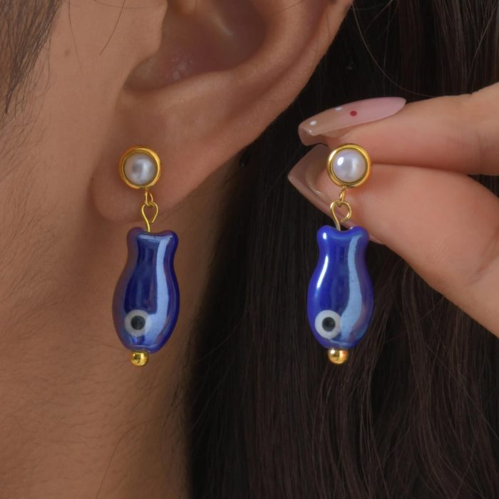 Wholesale Stainless Steel Sea Creature Earring
