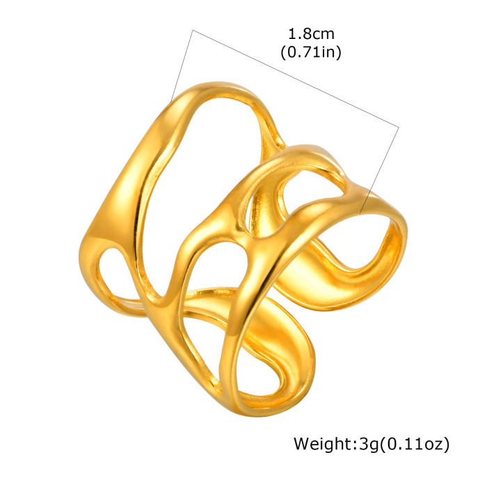 Wholesale Stainless Steel Women's Niche Rings