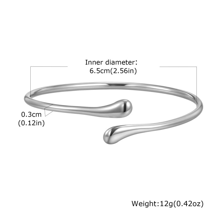 Wholesale Stainless Steel Hot Minimalist Bangle