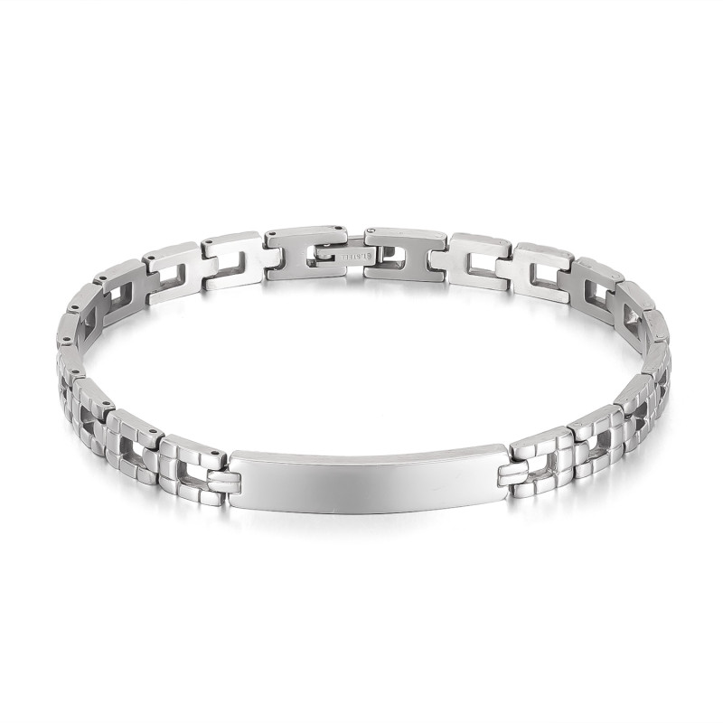 Wholesale Stainless Steel Engravable Bracelet for Men