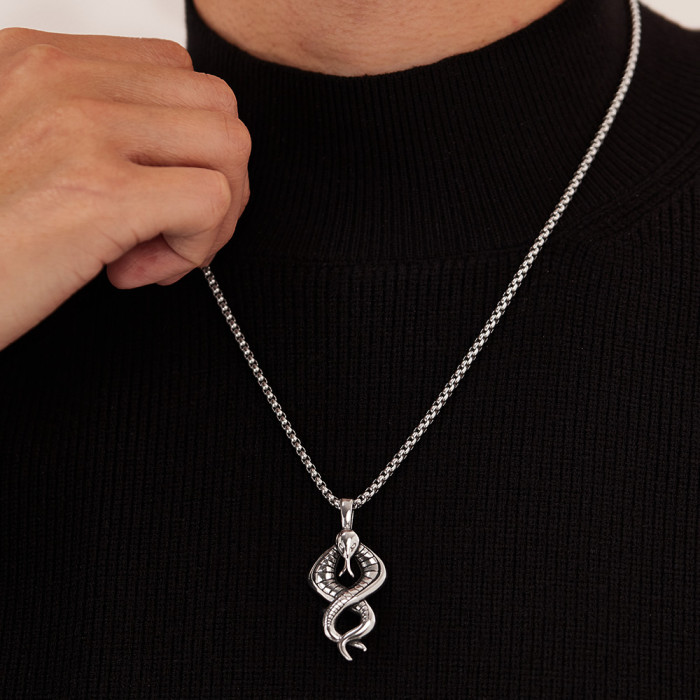Wholesale Stainless Steel Snake Pendants