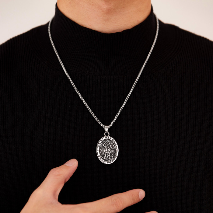 Wholesale Stainless Steel Men Angel Pendants