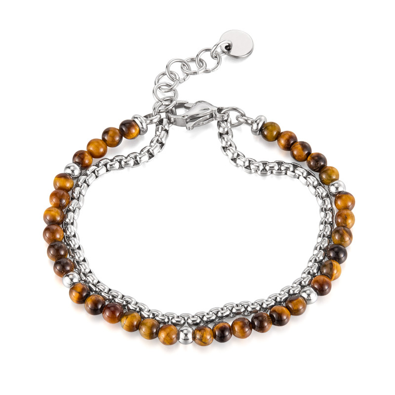 CWholesale Stainless Steel Natural Stone Bracelets