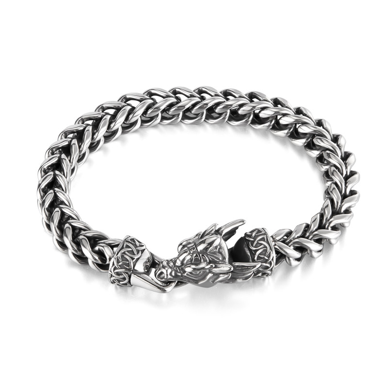 Wholesale Stainless Steel Dragon Head Bracelets