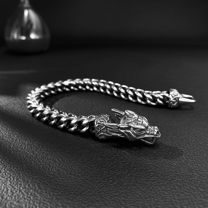 Wholesale Stainless Steel Dragon Head Bracelets