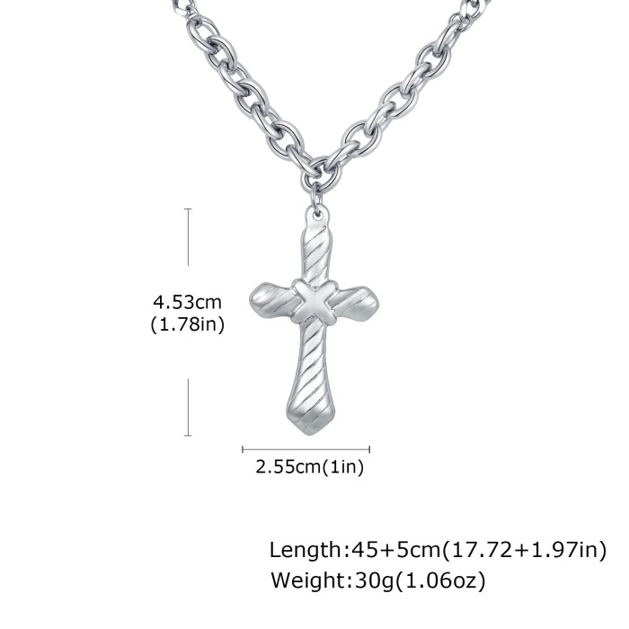 Wholesale Stainless Steel Classic Cross Pendant