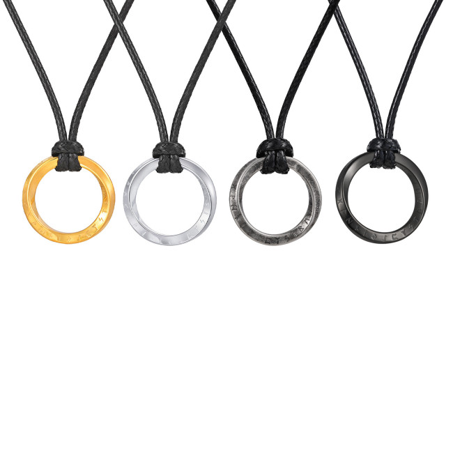 Wholesale Stainless Steel Mobius Necklace