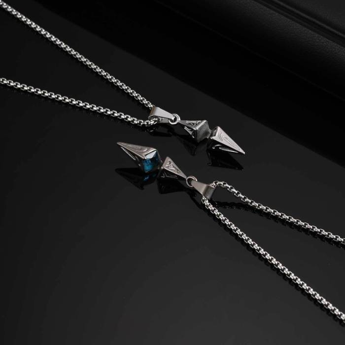 Wholesale Stainless Steel Zircon Diamond Pendant