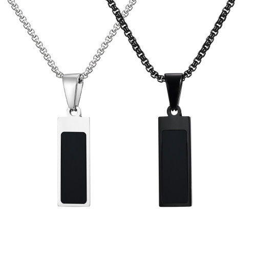 Wholesale Stainless Steel Rectangular Pendant