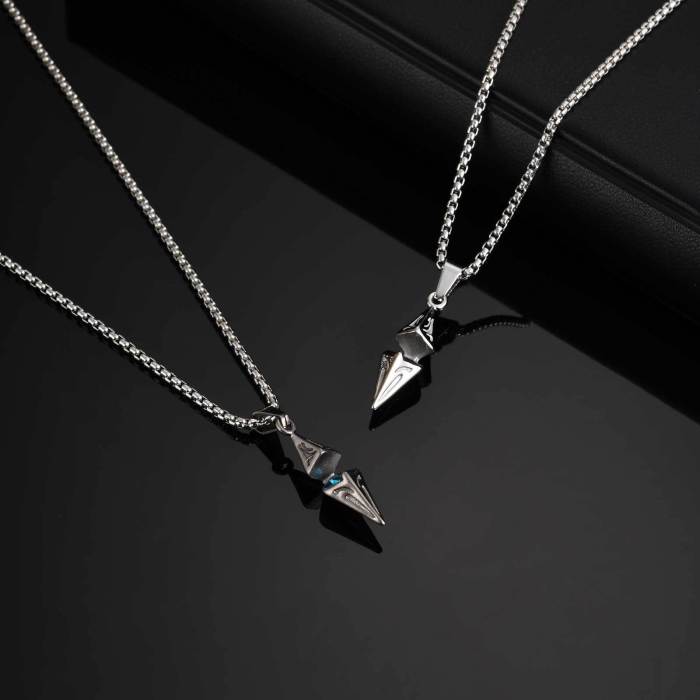 Wholesale Stainless Steel Zircon Diamond Pendant