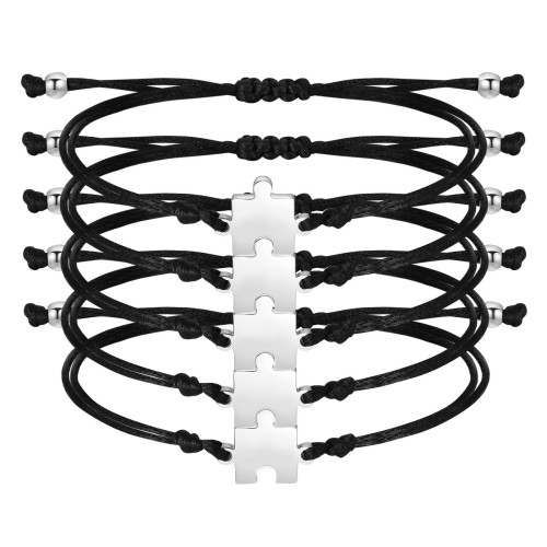 Wholesale Stainless Steel Puzzle Friendship Bracelet