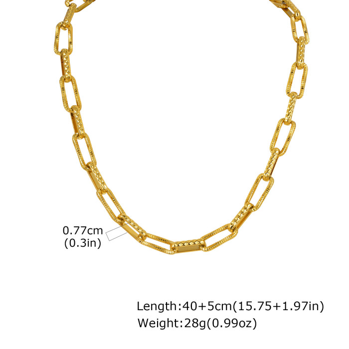 Wholesale Stainless Steel Rectangular Handmade Chain