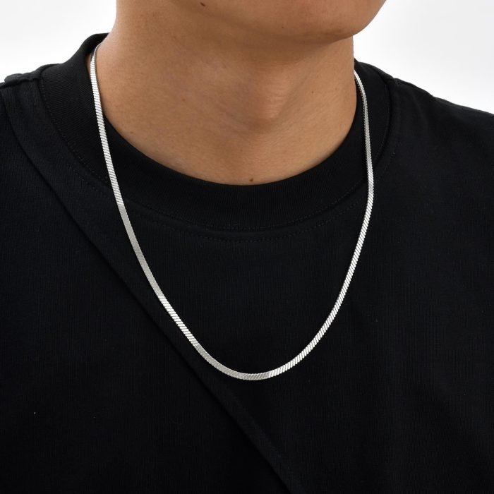 Wholesale Stainless Steel Blade Chain Necklace