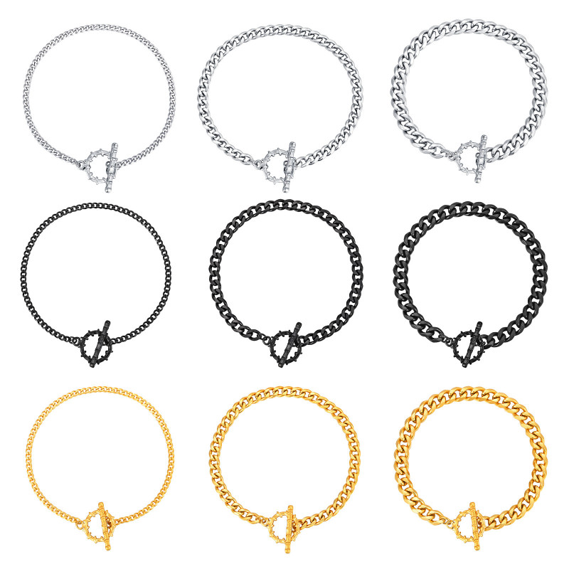 Wholesale Stainless Steel OT Clasp Bracelet