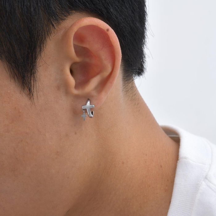 Wholesale Stainless Steel Cross Earrings