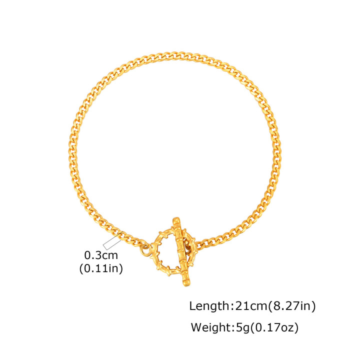 Wholesale Stainless Steel OT Clasp Bracelet