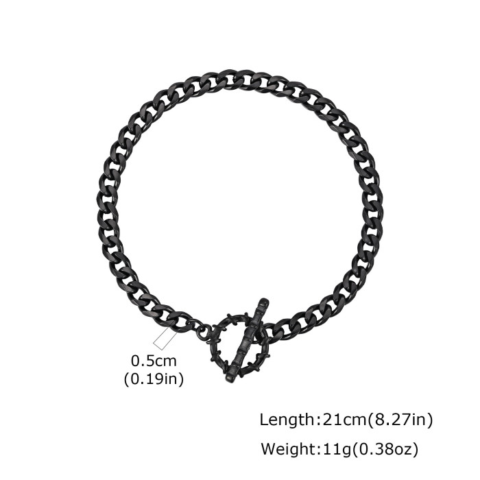 Wholesale Stainless Steel OT Clasp Bracelet