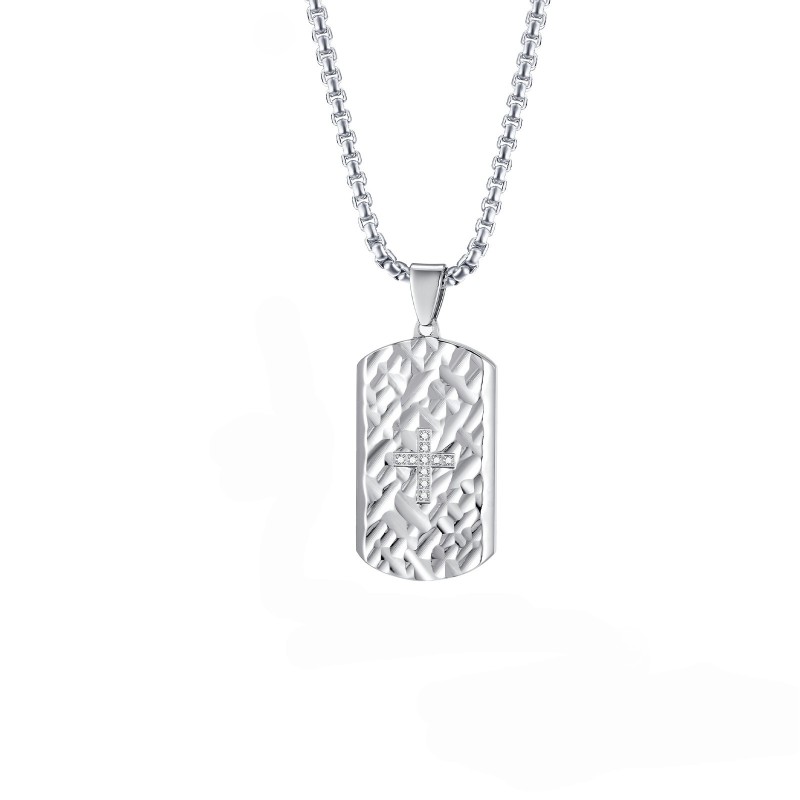 Wholesale Stainless Steel Men Tag Pendants