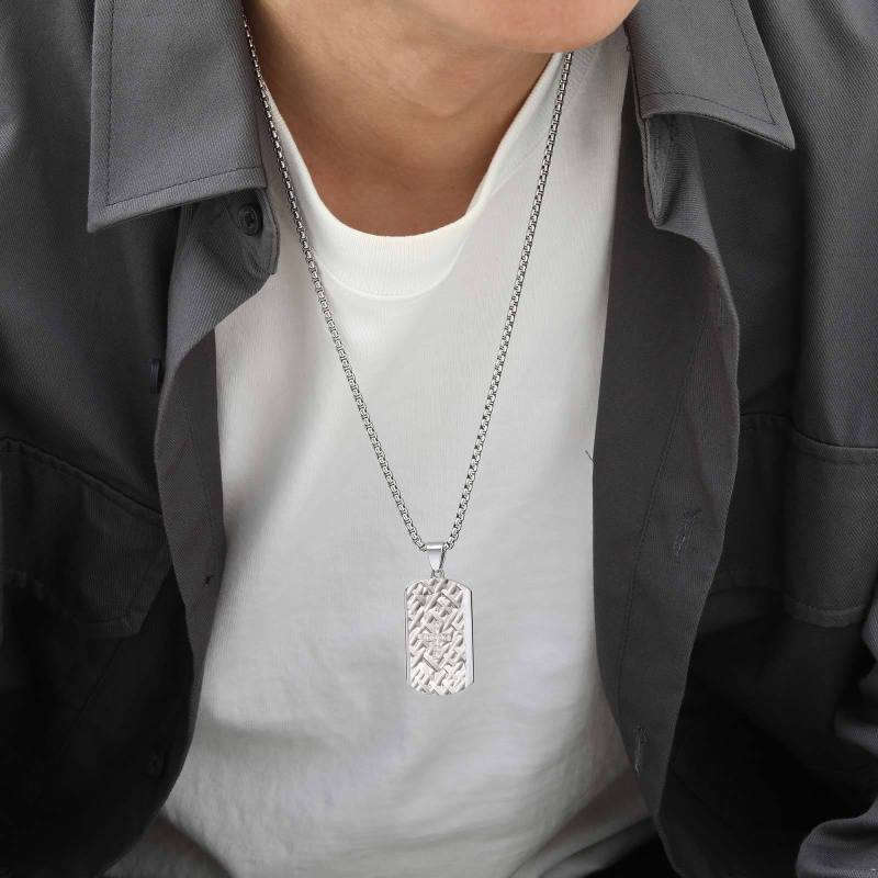 Wholesale Stainless Steel Men Tag Pendants