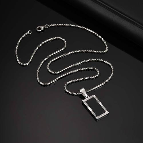 Wholesale Stainless Steel Square Pendant