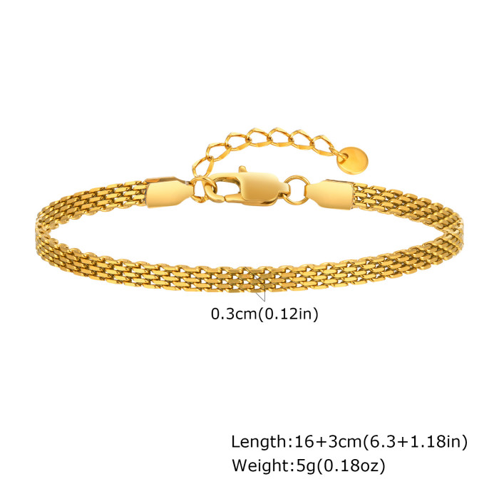 Wholesale Stainless Steel Mens Mesh Bracelets