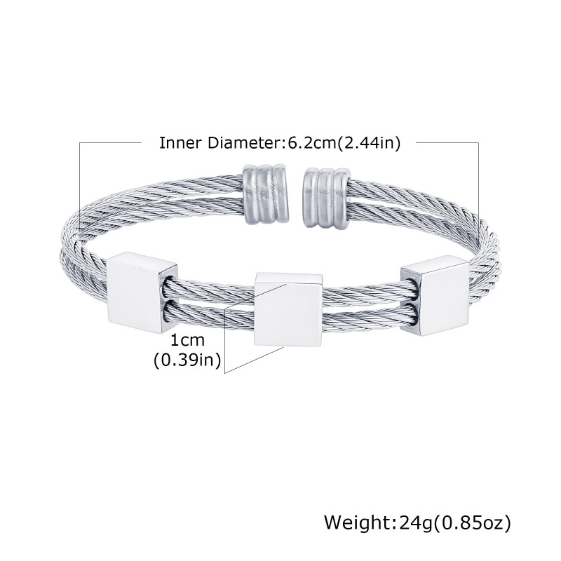 Wholesale Stainless Steel Engravable Bangle